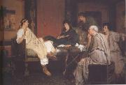 Tibullus at Delia's (mk23), Alma-Tadema, Sir Lawrence